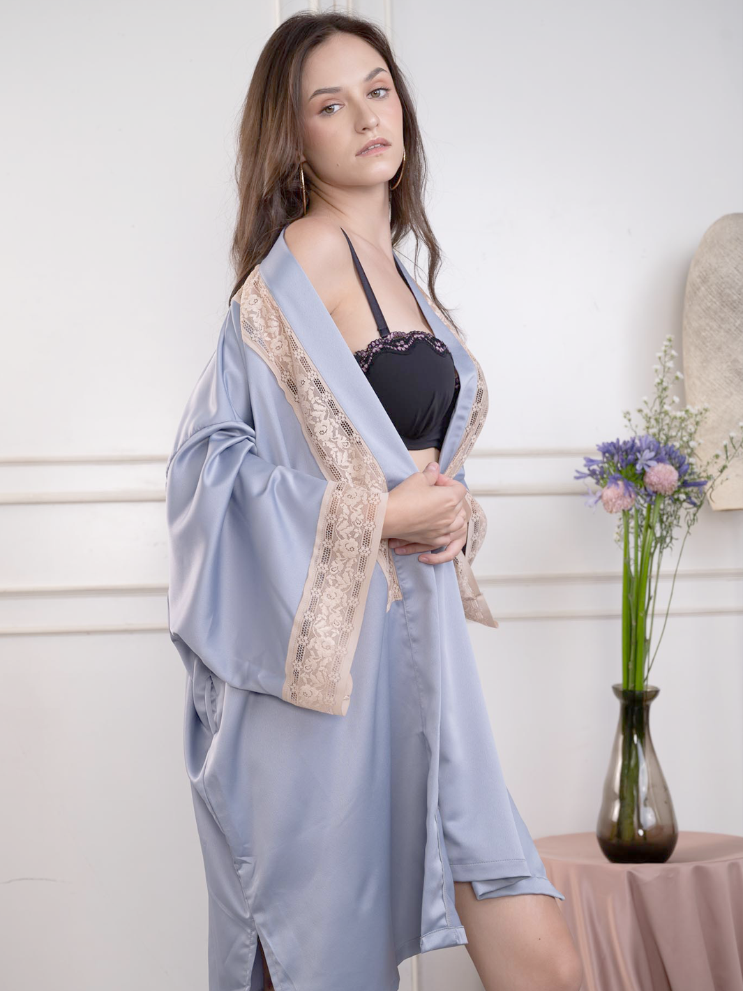 Luxe Sleek Kimono Short