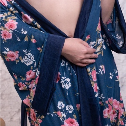 TIWIE Dreams Floral Kimono Lingerie Night